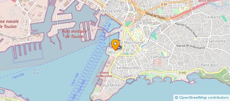 localisation de l'entreprise CABINET DU DOCTEUR AURELIE PIETRI à TOULON