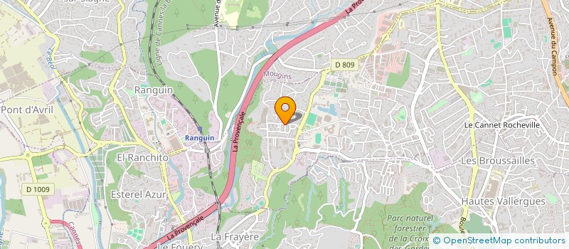 localisation de l'entreprise CABINET DU DOCTEUR BENEDICTE DELIS à LE CANNET