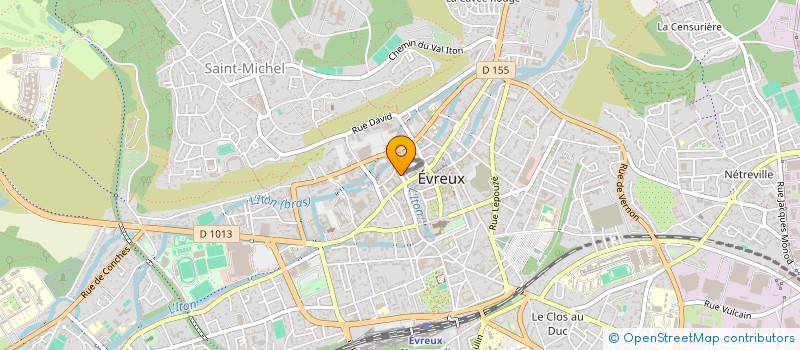 localisation de l'entreprise CABINET DU DOCTEUR BERTRAND  EVREUX