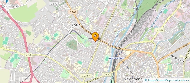 localisation de l'entreprise CABINET DU DOCTEUR BRIMONT à ANZIN