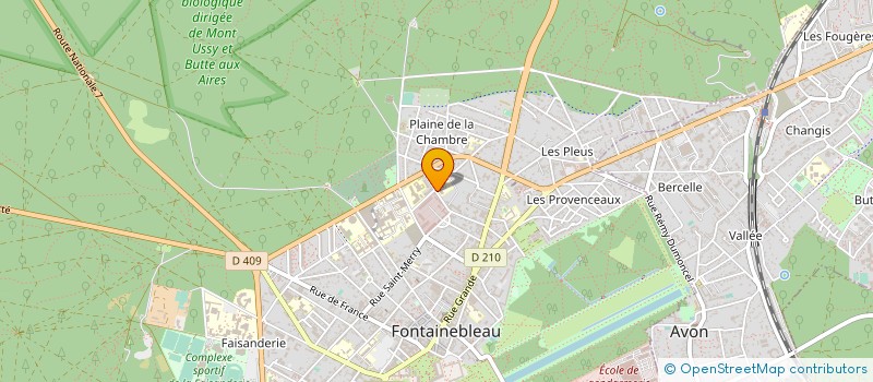 localisation de l'entreprise CABINET DU DOCTEUR CAPUANO à FONTAINEBLEAU