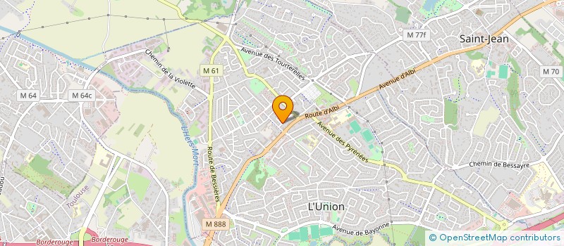 localisation de l'entreprise CABINET DU DOCTEUR CHRISTOPHE MASSOL à L'UNION