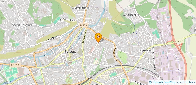 localisation de l'entreprise CABINET DU DOCTEUR CORINNE BOEDEC à EVREUX