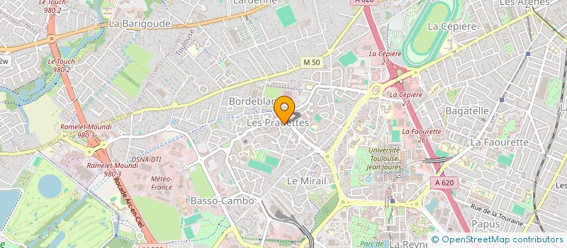 localisation de l'entreprise CABINET DU DOCTEUR DARY à TOULOUSE