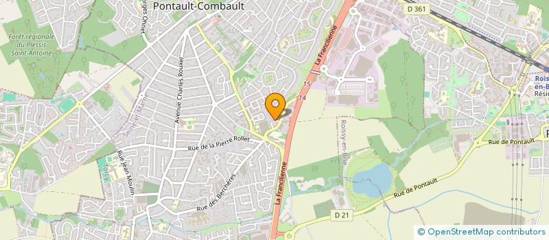 localisation de l'entreprise CABINET DU DOCTEUR DERKX WATREMEZ à PONTAULT-COMBAULT