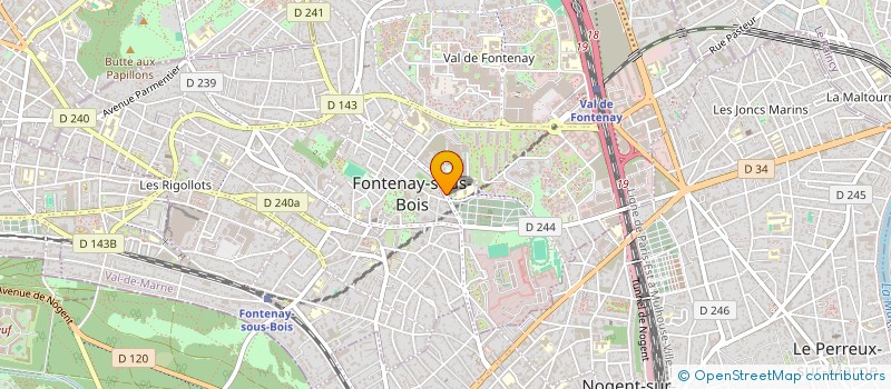 localisation de l'entreprise CABINET DU DOCTEUR DURAND à FONTENAY-SOUS-BOIS