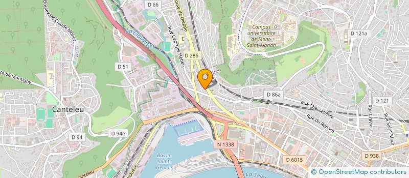 localisation de l'entreprise CABINET DU DOCTEUR ELISE MERET à ROUEN