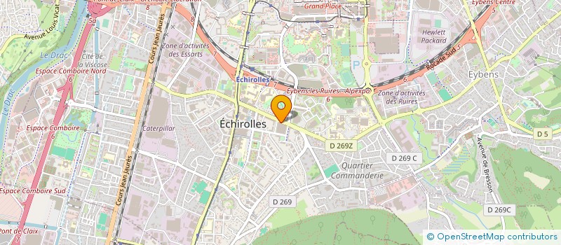 localisation de l'entreprise CABINET DU DOCTEUR EMMANUEL PAPILLON à ECHIROLLES