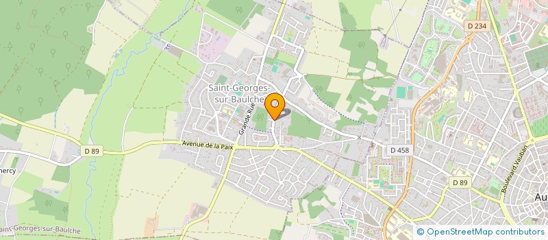 localisation de l'entreprise CABINET DU DOCTEUR EMMANUEL RIVIERE  SAINT-GEORGES-SUR-BAULCHE