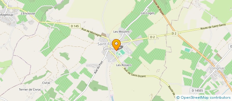 localisation de l'entreprise CABINET DU DOCTEUR FERNANDEZ  SAINT-FORT-SUR-GIRONDE