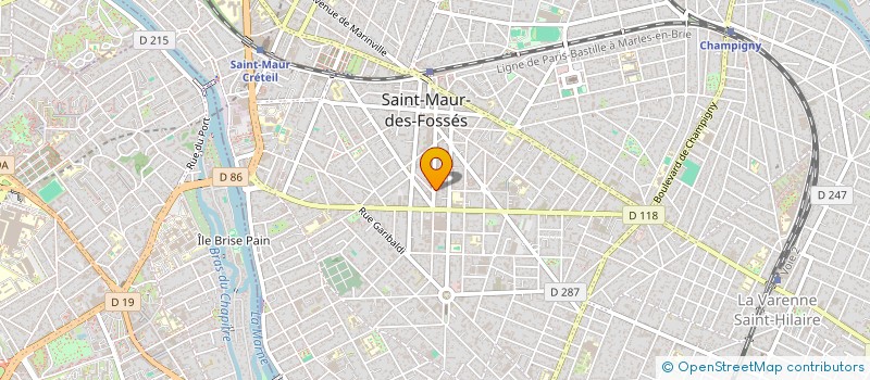 localisation de l'entreprise CABINET DU DOCTEUR FLORENT THABUY à SAINT-MAUR-DES-FOSSES