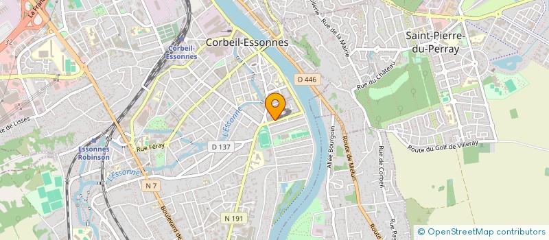 localisation de l'entreprise CABINET DU DOCTEUR FRANCK VIROL à CORBEIL-ESSONNES