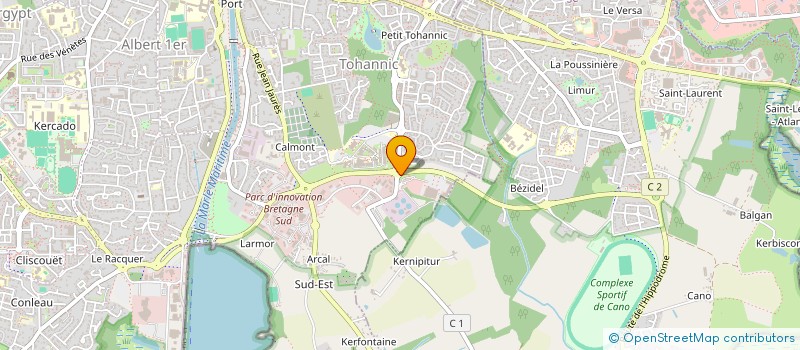 localisation de l'entreprise CABINET DU DOCTEUR FRANCK WOLFF à VANNES