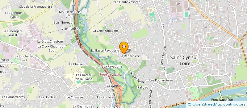 localisation de l'entreprise CABINET DU DOCTEUR GARNELI  SAINT-CYR-SUR-LOIRE