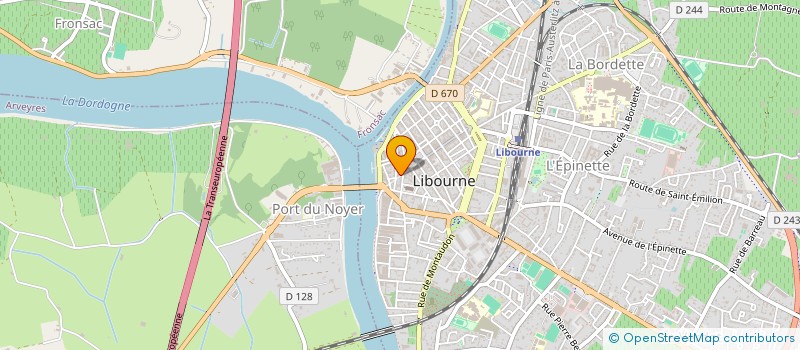 localisation de l'entreprise CABINET DU DOCTEUR GREZIS à LIBOURNE