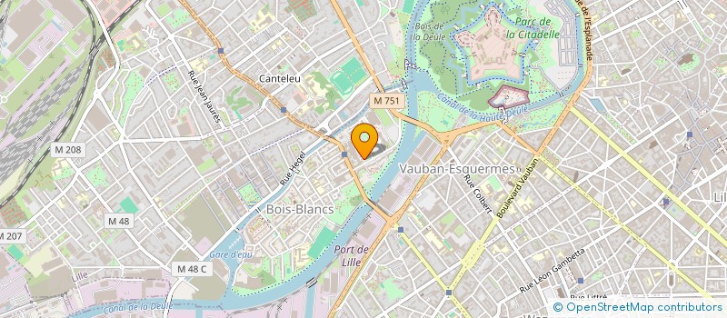 localisation de l'entreprise CABINET DU DOCTEUR GUILLAUME CHATELAIN  LILLE