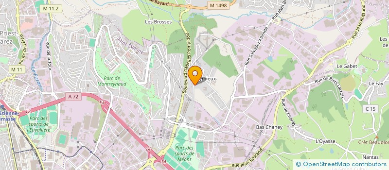 localisation de l'entreprise CABINET DU DOCTEUR IBN MEJD YAMINA  LA TALAUDIERE