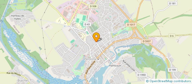 localisation de l'entreprise CABINET DU DOCTEUR JEAN-BAPTISTE PAMAR  PERONNE