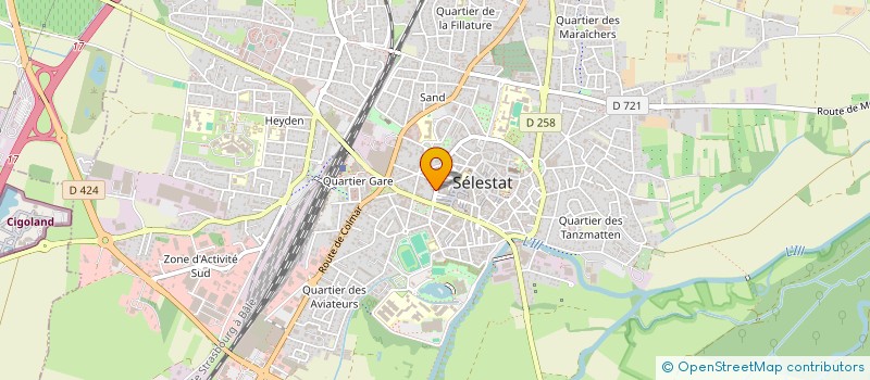 localisation de l'entreprise CABINET DU DOCTEUR JEAN FRANCOIS OHLMANN à SELESTAT