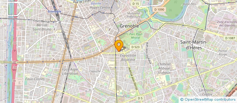 localisation de l'entreprise CABINET DU DOCTEUR JOSE BIJAOUI à GRENOBLE