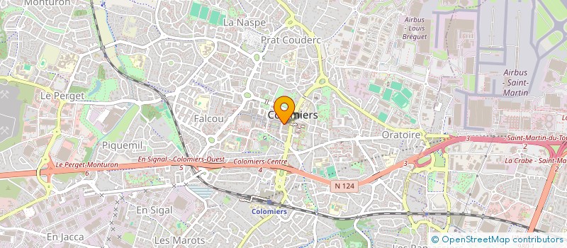 localisation de l'entreprise CABINET DU DOCTEUR LAURENT LEGAVRE à COLOMIERS