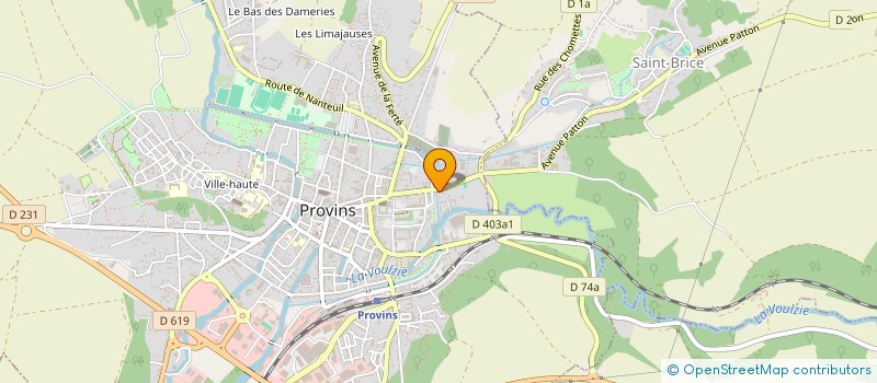 localisation de l'entreprise CABINET DU DOCTEUR LUPARU  PROVINS