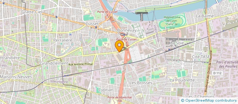 localisation de l'entreprise CABINET DU DOCTEUR MARIE-CECILE ANEZO  VILLEURBANNE