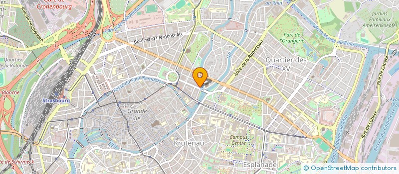 localisation de l'entreprise CABINET DU DOCTEUR MATHILDE BARON à STRASBOURG