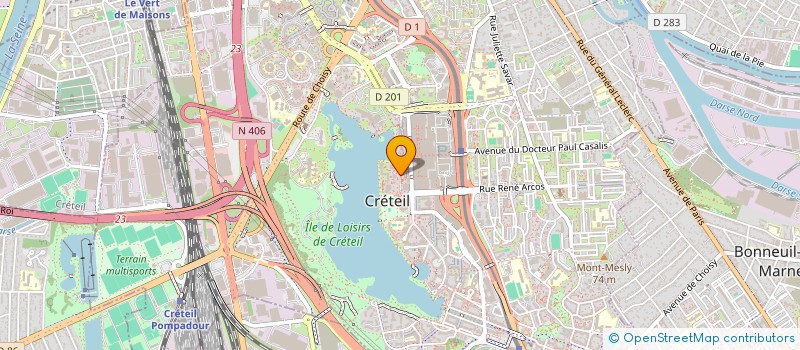localisation de l'entreprise CABINET DU DOCTEUR MICHEL ZEITOUN à CRETEIL