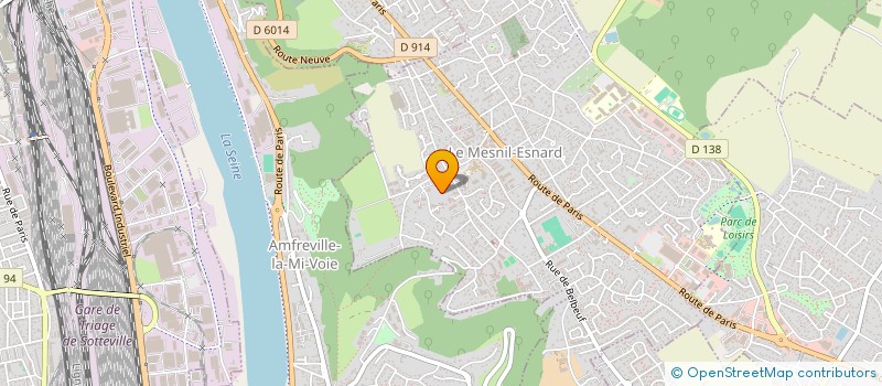 localisation de l'entreprise CABINET DU DOCTEUR NICOLAS BON-MARDION  LE MESNIL-ESNARD