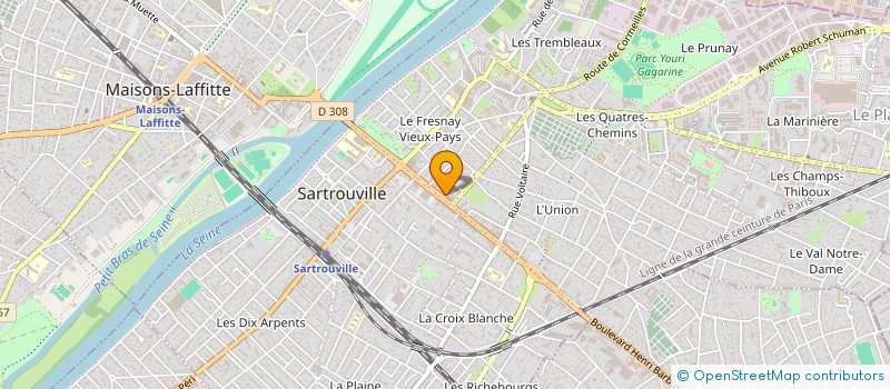 localisation de l'entreprise CABINET DU DOCTEUR NICOLAS FAYOL à SARTROUVILLE