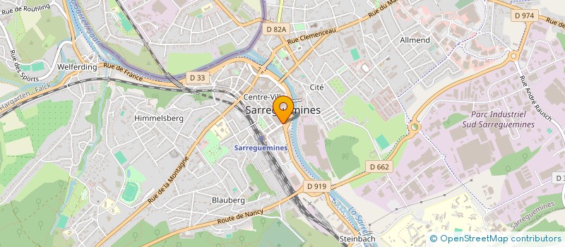 localisation de l'entreprise CABINET DU DOCTEUR NICOLAS SEILLER à SARREGUEMINES