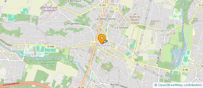 localisation de l'entreprise CABINET DU DOCTEUR ODILE WANDJI  MONTLHERY