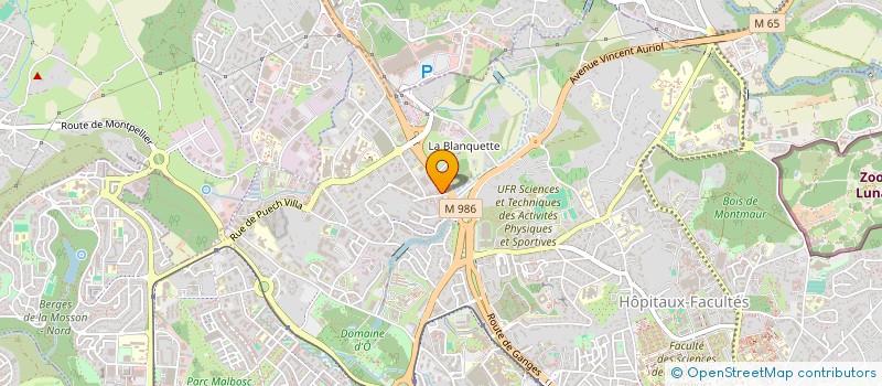 localisation de l'entreprise CABINET DU DOCTEUR PELE à MONTPELLIER