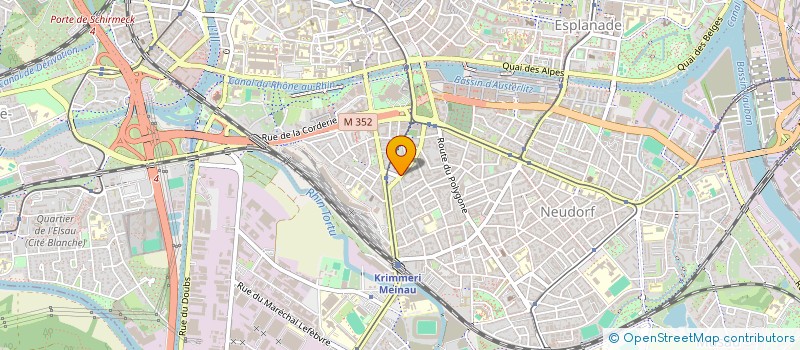 localisation de l'entreprise CABINET DU DOCTEUR PHILIPPE BURGER à STRASBOURG