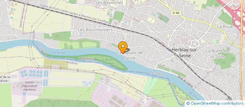 localisation de l'entreprise CABINET DU DOCTEUR PHILIPPE LATINIS  HERBLAY-SUR-SEINE