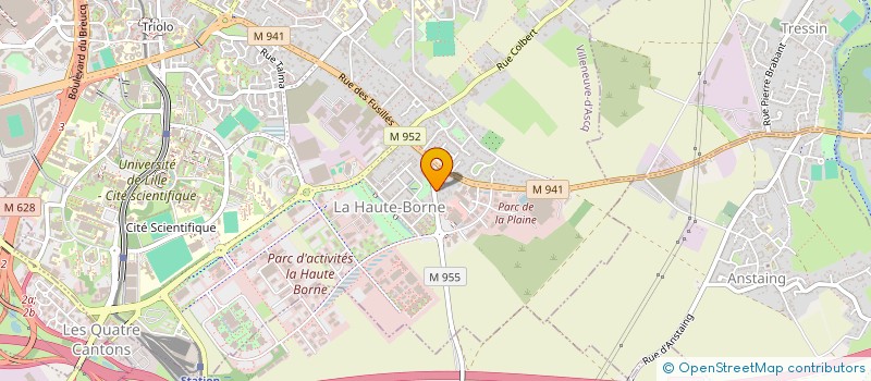 localisation de l'entreprise CABINET DU DOCTEUR PIERRE TELLIEZ à VILLENEUVE-D'ASCQ