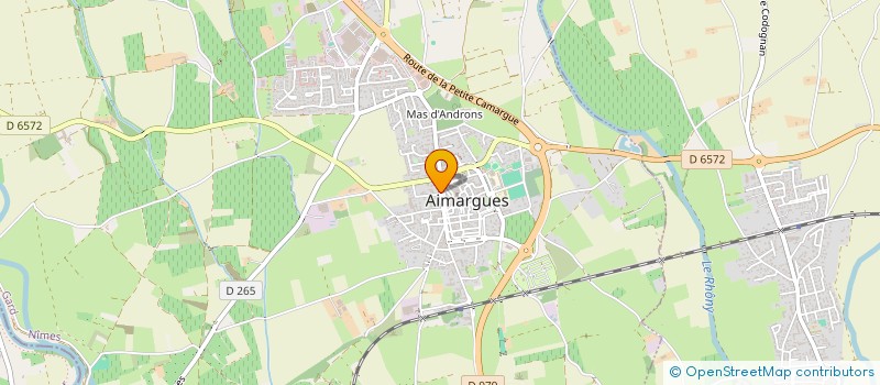 localisation de l'entreprise CABINET DU DOCTEUR PUJOLAS  AIMARGUES