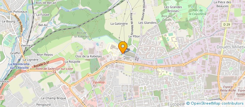 localisation de l'entreprise CABINET DU DOCTEUR RICHARD QUIGNON à SAINT-CYR-SUR-LOIRE