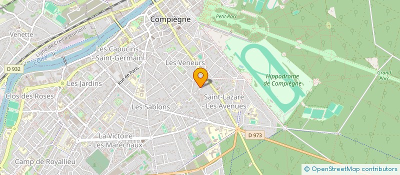 localisation de l'entreprise CABINET DU DOCTEUR SANDRINE HERMER  COMPIEGNE