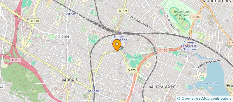 localisation de l'entreprise CABINET DU DOCTEUR SEBASTIEN MOLKO à ERMONT