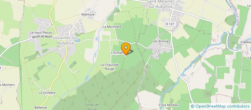 localisation de l'entreprise CABINET DU DOCTEUR STANISLAS HUMBERT  SOULAINES-SUR-AUBANCE