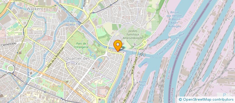 localisation de l'entreprise CABINET DU DOCTEUR VANESSA KADOCH à STRASBOURG