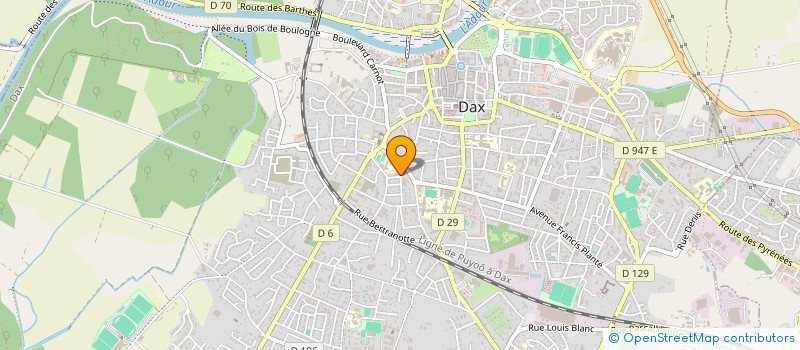 localisation de l'entreprise CABINET DU DOCTEUR VINCENT MAZZER  DAX