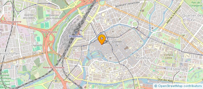 localisation de l'entreprise CABINET DU DOCTEUR VIRGINIE LUTZ-CHAUSSEMY à STRASBOURG