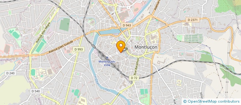 localisation de l'entreprise CABINET DU DOCTEUR WICK à MONTLUCON