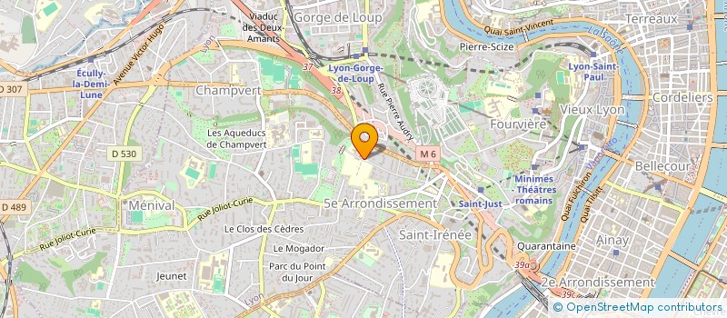 localisation de l'entreprise CABINET DU DR KHALED LASSOUED  OULLINS-PIERRE-BENITE