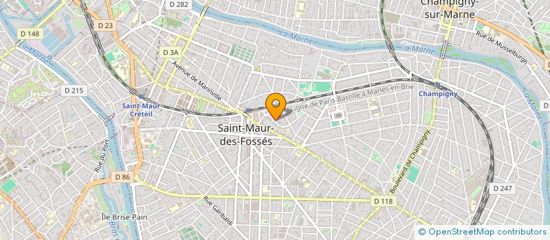 localisation de l'entreprise CABINET DU DR MOHAMMED BENANI à SAINT-MAUR-DES-FOSSES