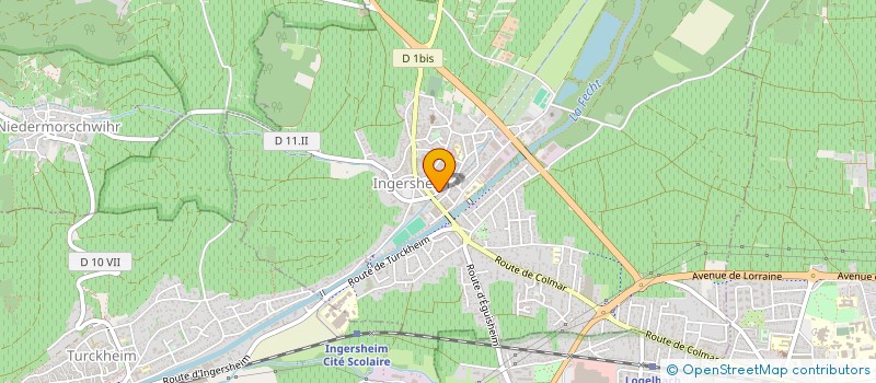 localisation de l'entreprise CABINET DU DR STEPHANIE FROMM  INGERSHEIM