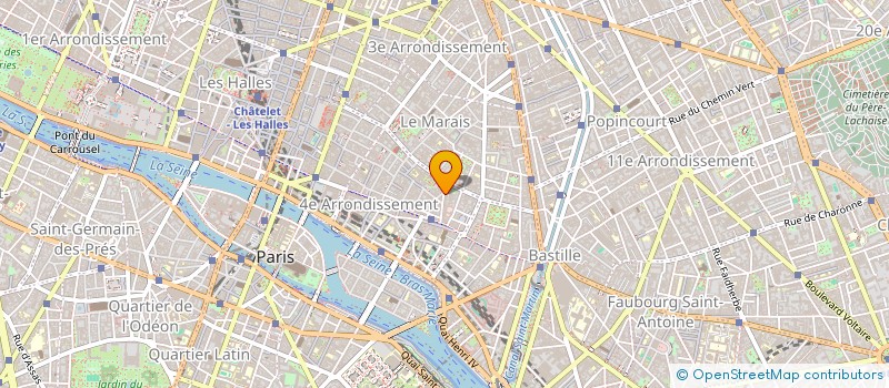 localisation de l'entreprise CABINET DU MARAIS  PARIS